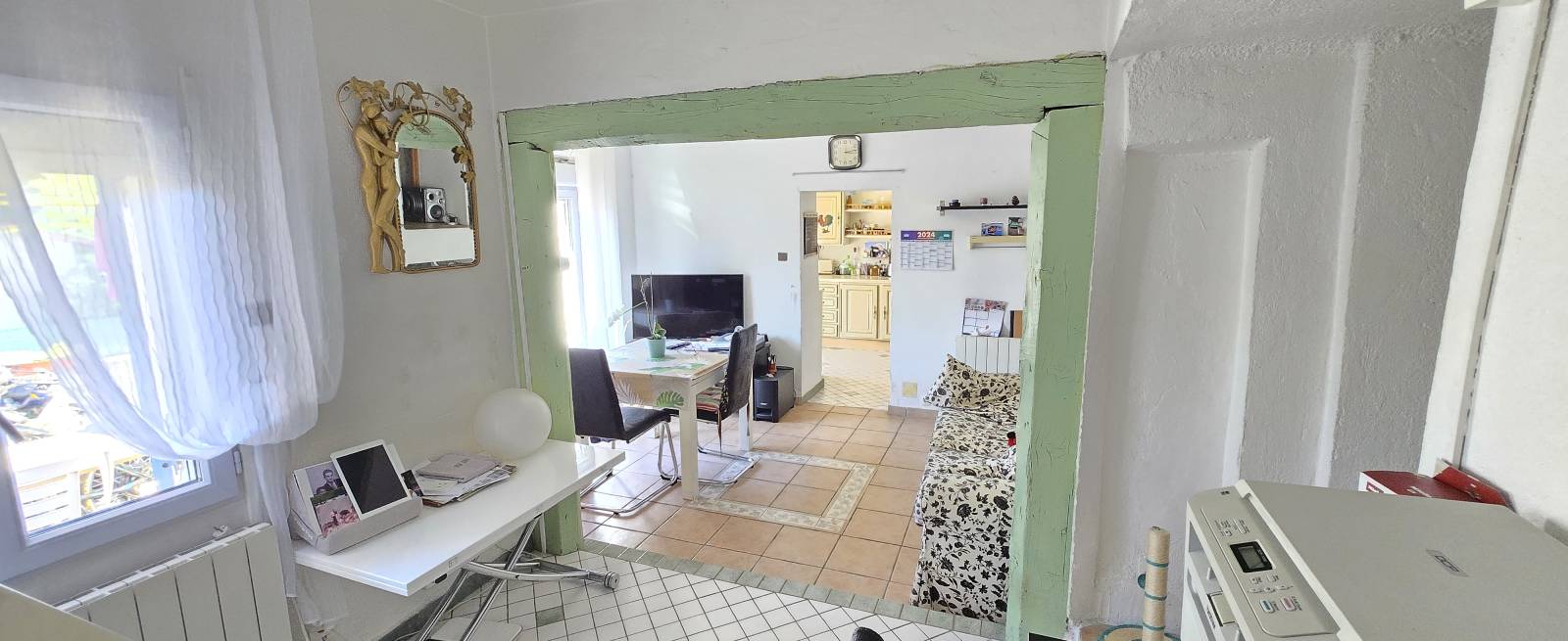 MARSEILLE 15/ LITTORAL. Appartement T3 en Rez-de-Chaussée de maison avec terrasse .