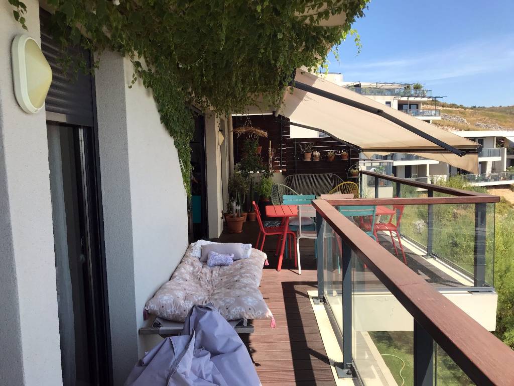 Appartement T3 dans résidence standing HAUTEURS DE L'ESTAQUE 16ème. Terrasse vue Mer. Garage