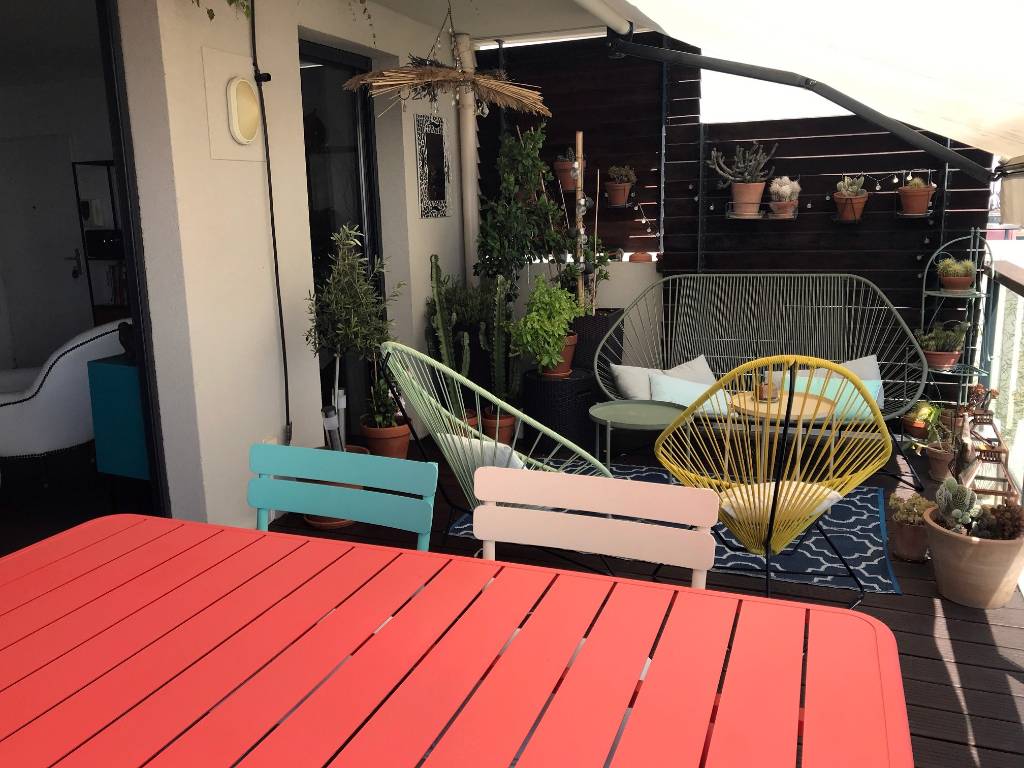 Appartement T3 dans résidence standing HAUTEURS DE L'ESTAQUE 16ème. Terrasse vue Mer. Garage