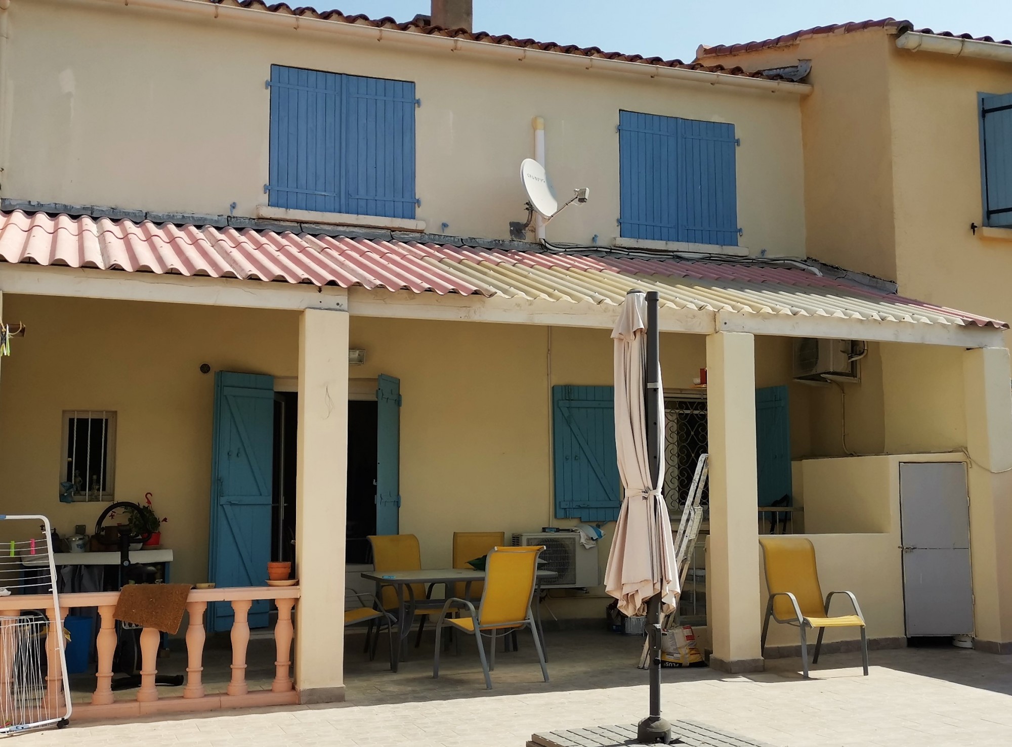 chateauneuf les martigues maison T4 avec terrasse jardin garage et cave  T4 13220 residentiel proche village. estimation, prix au M2, expertise