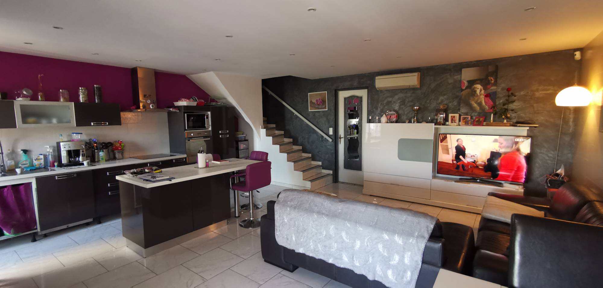 Maison de type 4 de 85 m²  avec terrasse, cave et jardin estimation, prix au M2, expertise