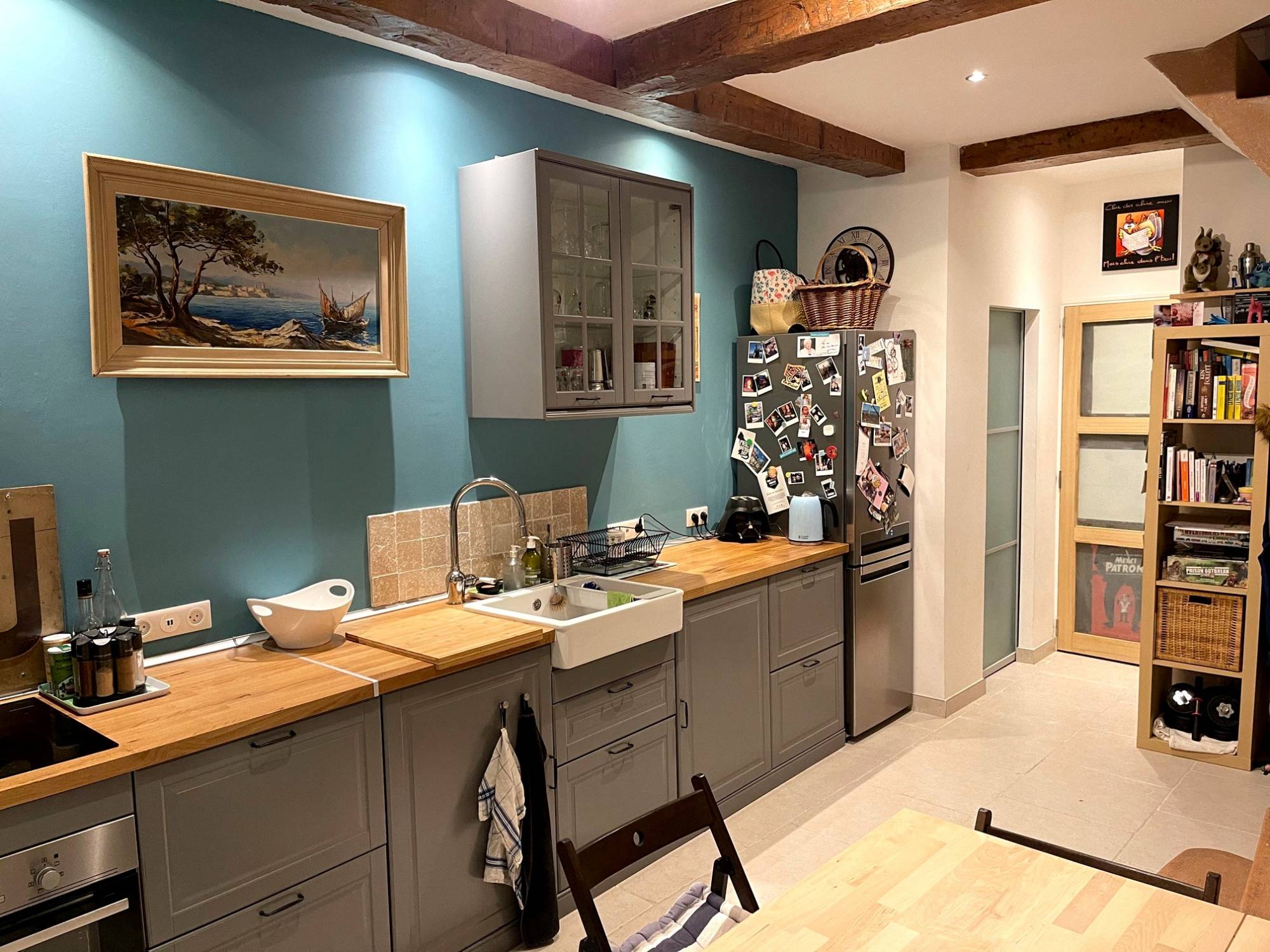 ESTAQUE PLAGE 16EME. Maison de village T3 située à 20 mètres du port de plaisance. estimation, prix au M2, expertise